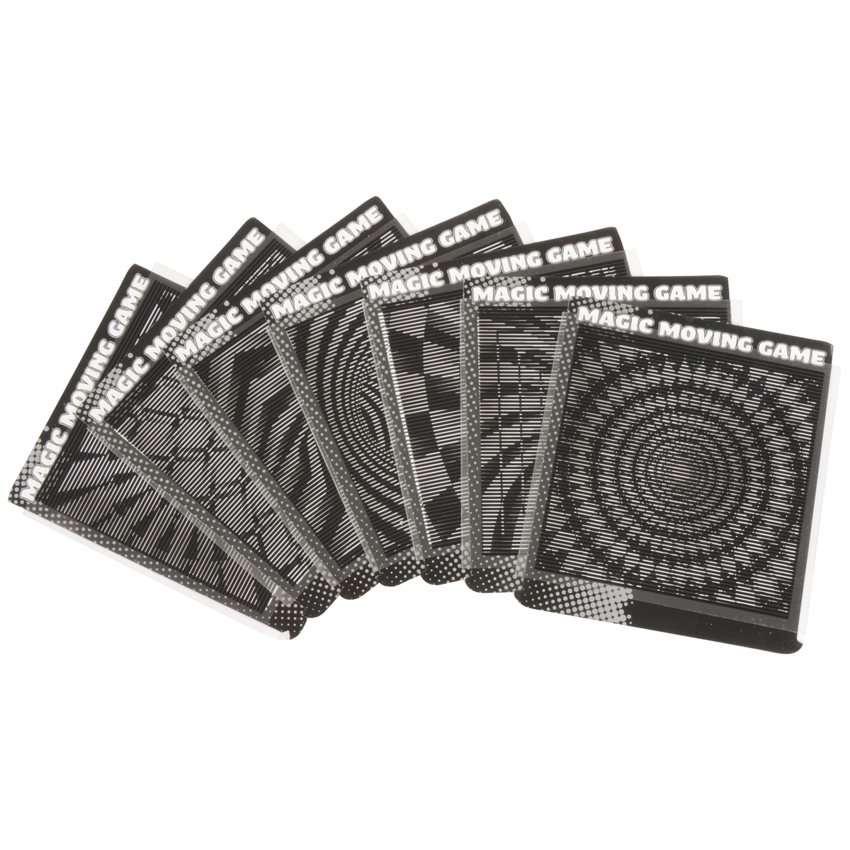 karten, Magic, Spielkarten, Ziehen, Magie, Playing cards, Magic moving game, schwarz weiß, Kartendeck, Spiralmuster