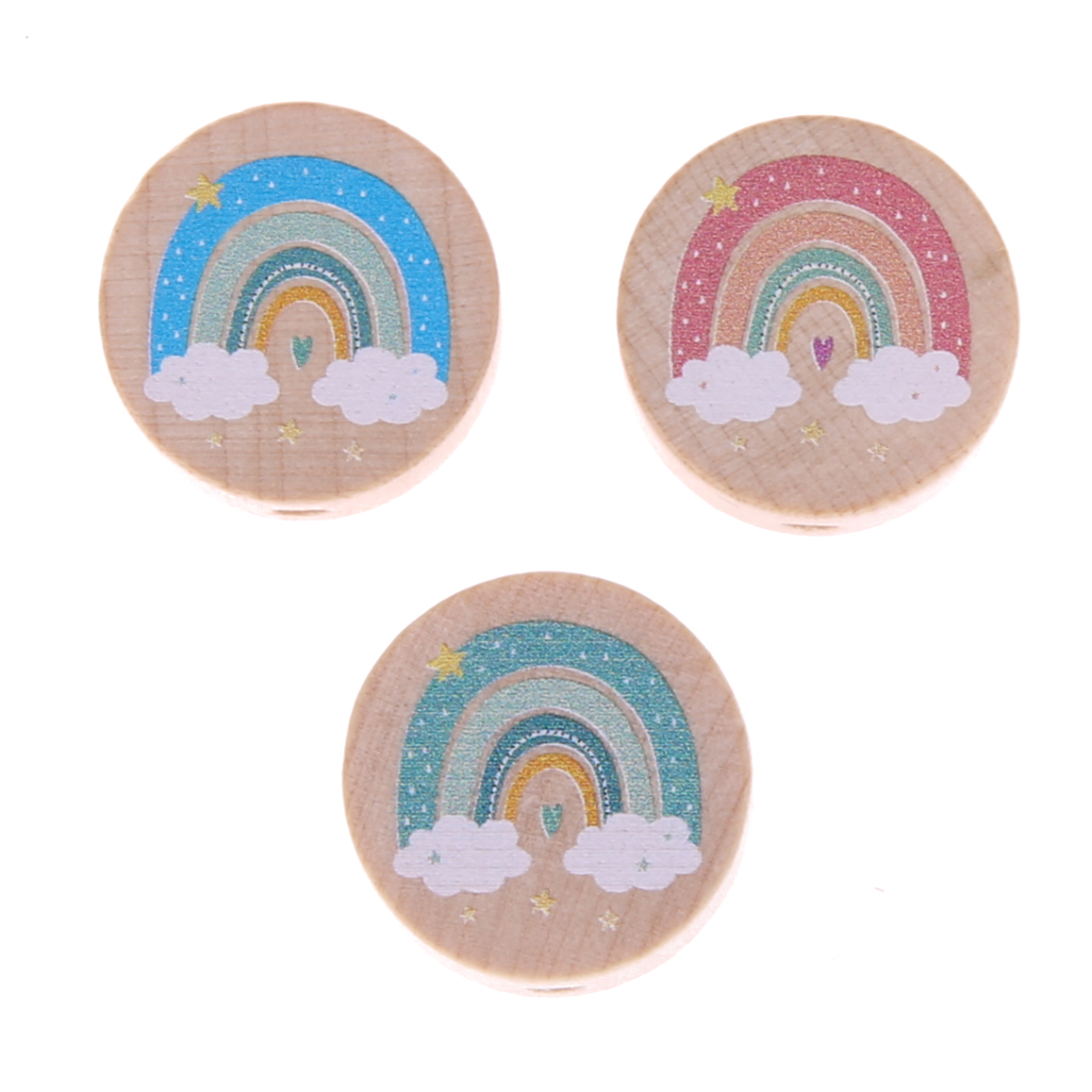 Motif bead rainbow disk 