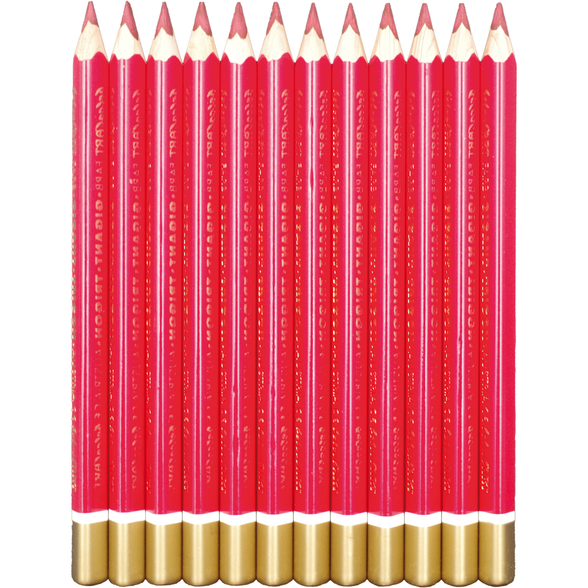 Bleistifte, Buntstifte, Roter Farbton, Minishohe, Goldspitzen, Bleistifte, Roter Bleistift, Holzbleistift, Rundholz, Künstlerbedarf