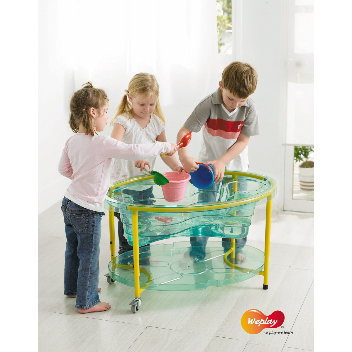 Kinder, Spielzeugtisch, Sand-/Wasserspiel, Wasserbahn, Kunststoff