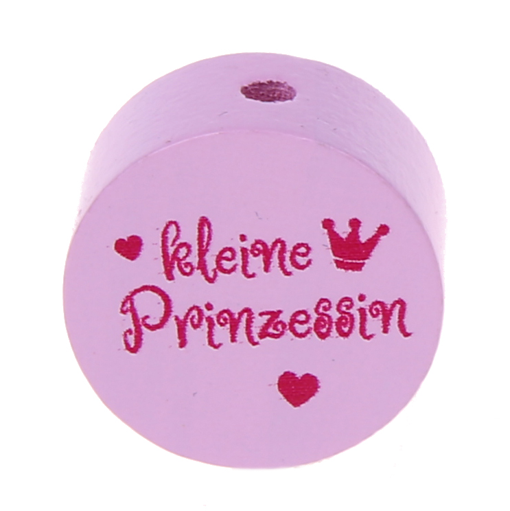 Motivperle Scheibe kleine Prinzessin rosa 68 auf Lager