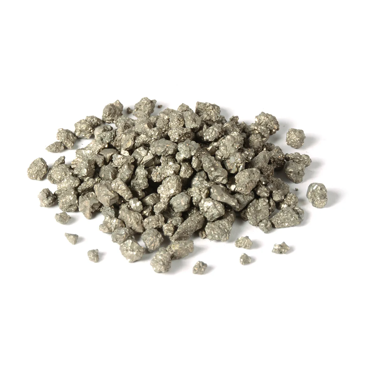 Glimmerndes Metall, Metallkörner, Granulat, Silbergrau, Schüttgut, granules, felsartig, silber, metallisch, Aggregation