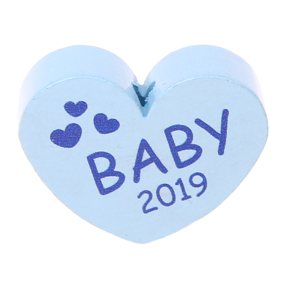 Motivperle Herz Baby 2019