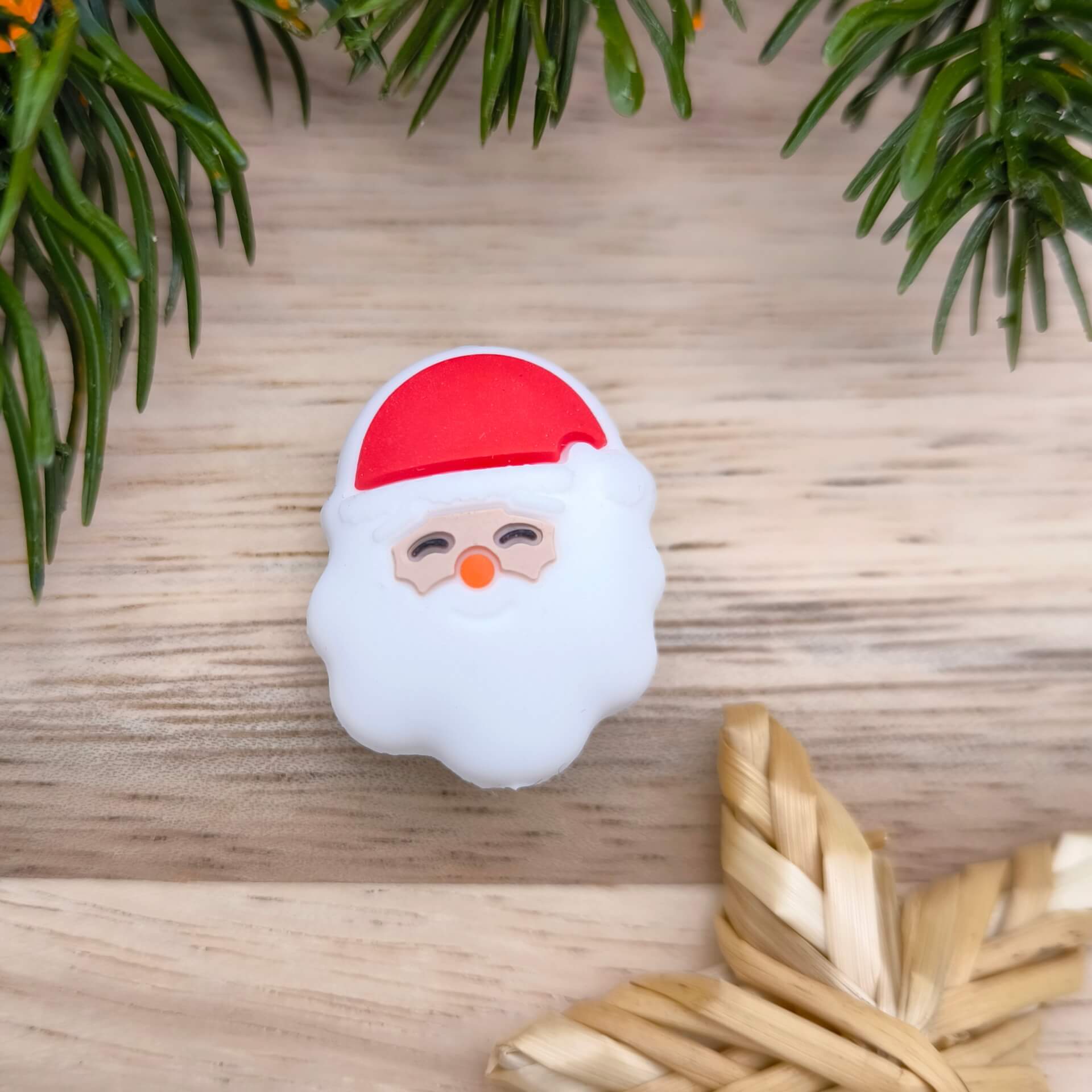 Silicone Santa Claus motif