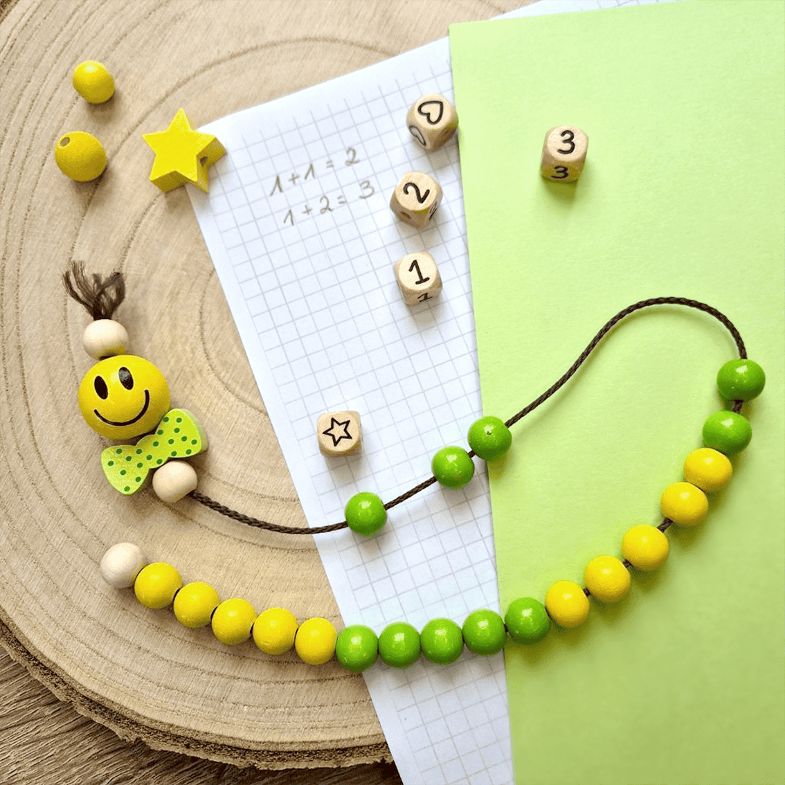 Bastelset Rechenkette "Smile"