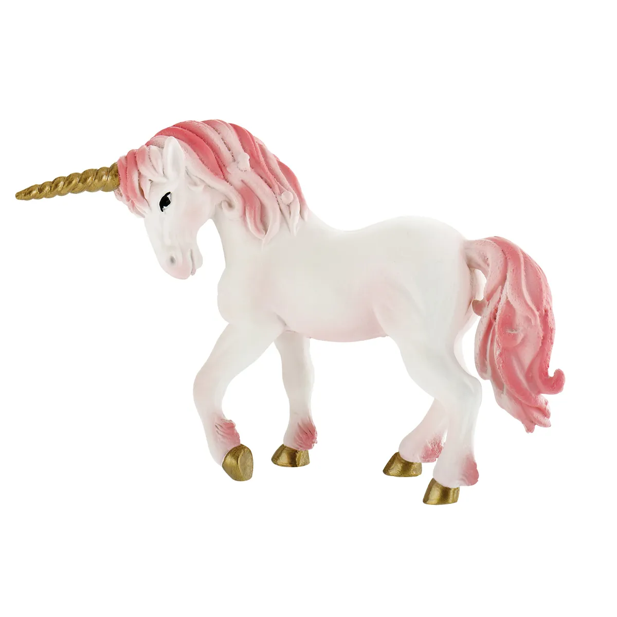 Einhorn, Pferd, Miniatur, Figur, Spielzeug, Einhorn, Unicorn, Kristallfigur, rosafarbene Mähne, Miniatur