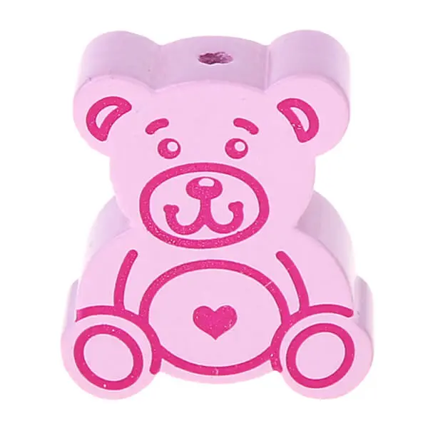 Motivperle Teddy rosa 637 auf Lager