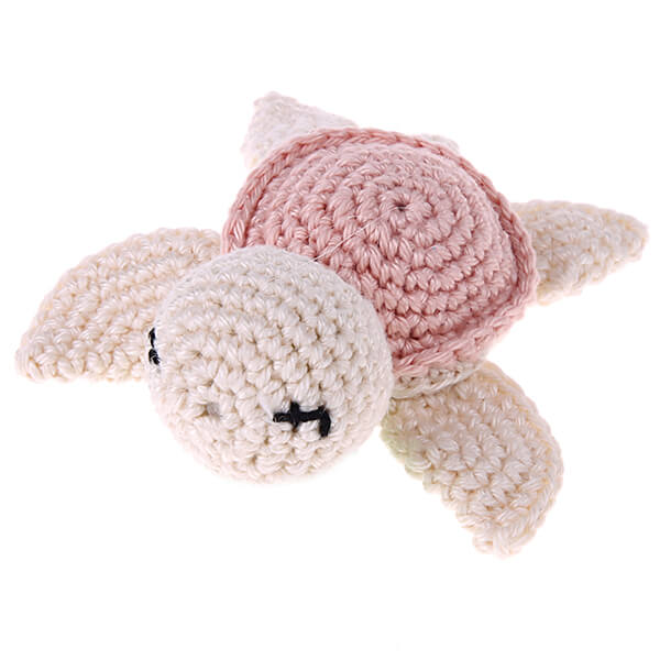 Crochet turtle pink