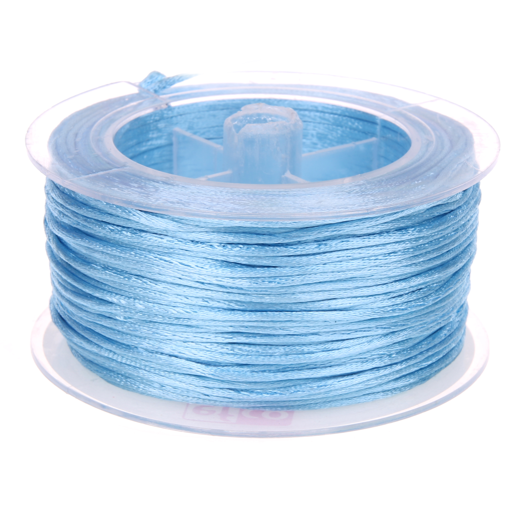 Satin ribbon Ø 1.5 mm - 50 meters light blue 9 in stock 