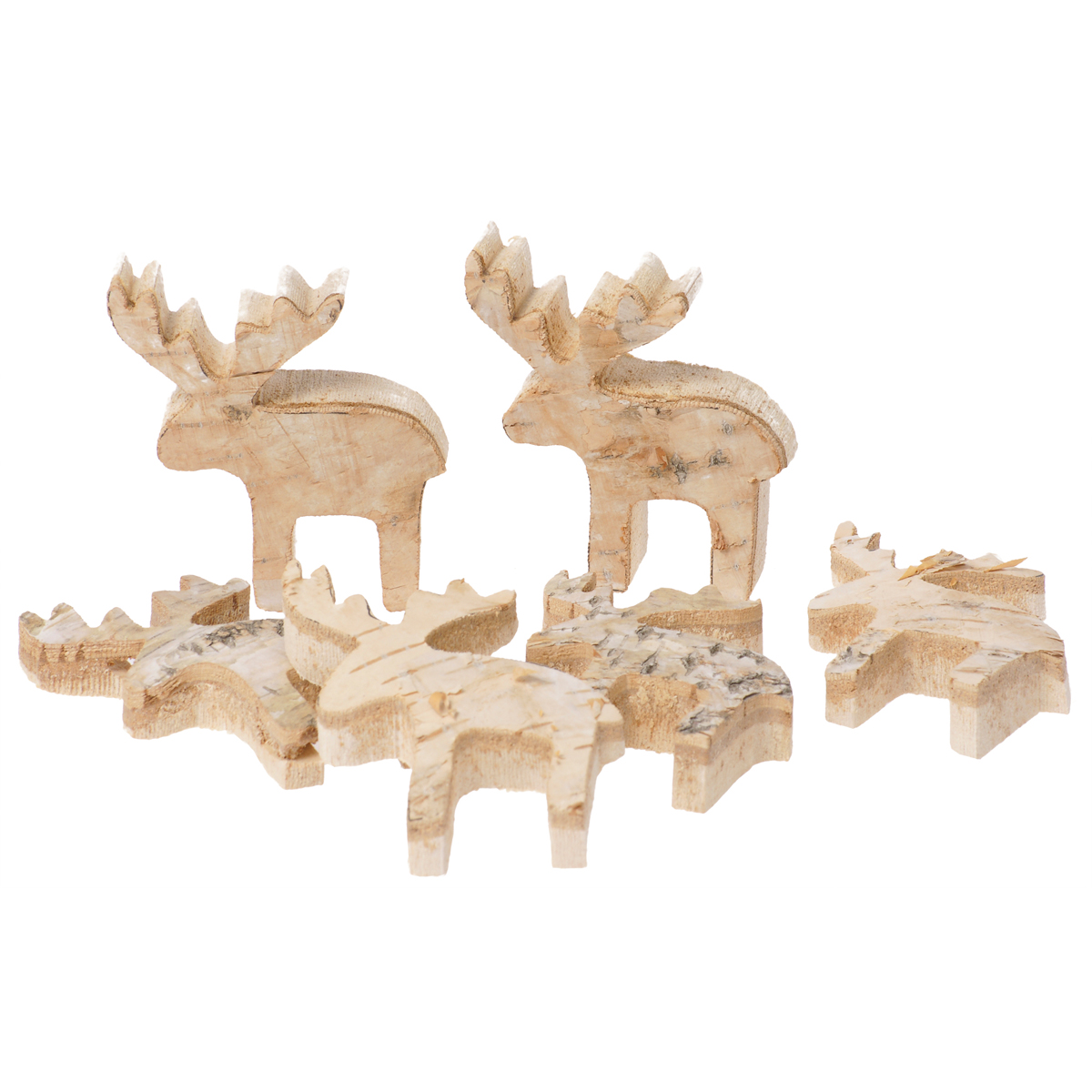 Holzspielzeug, Moose, Holzfiguren, Naturholz, Tierfiguren, Holzspielzeug, Moose, Tierfiguren, Holz, Naturholz