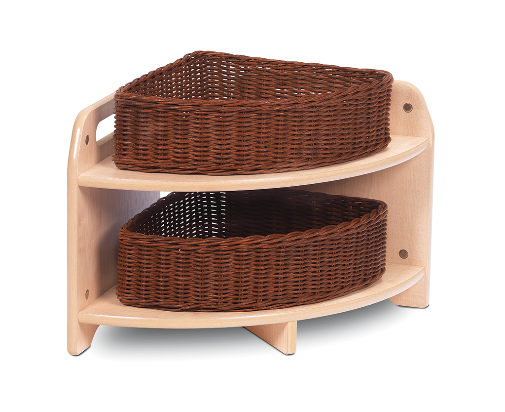 Wäschekorb, Korb, Rattan, Holzregal, Aufbewahrung, Wäschekorb, Rattan, Aufbewahrung, Schrankkorb, Zweistöckig