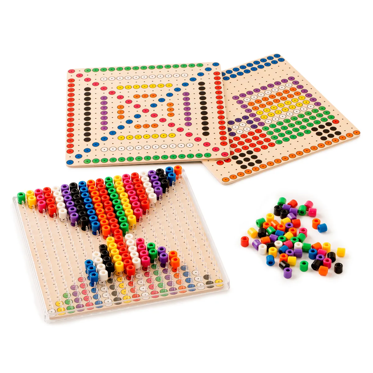 Perlenpuzzle, Bunt, Abakus, Kreuzstich, Lernspiel, Perler Perlen, Farbperlen, Perleplatten, Stiftperlen, Beadenguss