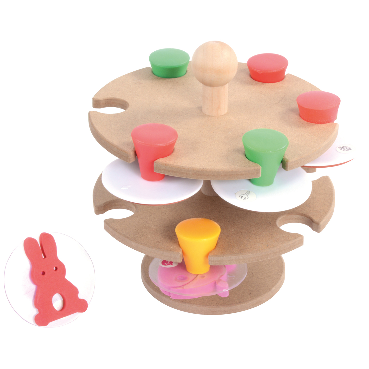 holzpuzzle, stapelspiel, kugelbahn, ringe, kugelsteckspiel