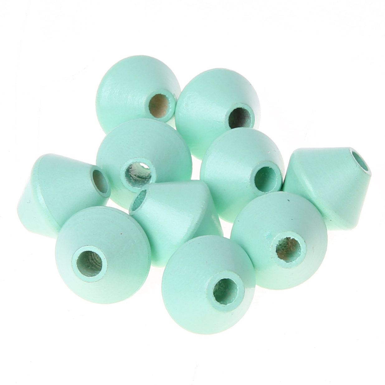 Kreiselperlen 12mm • 25 Stück mint 102 auf Lager