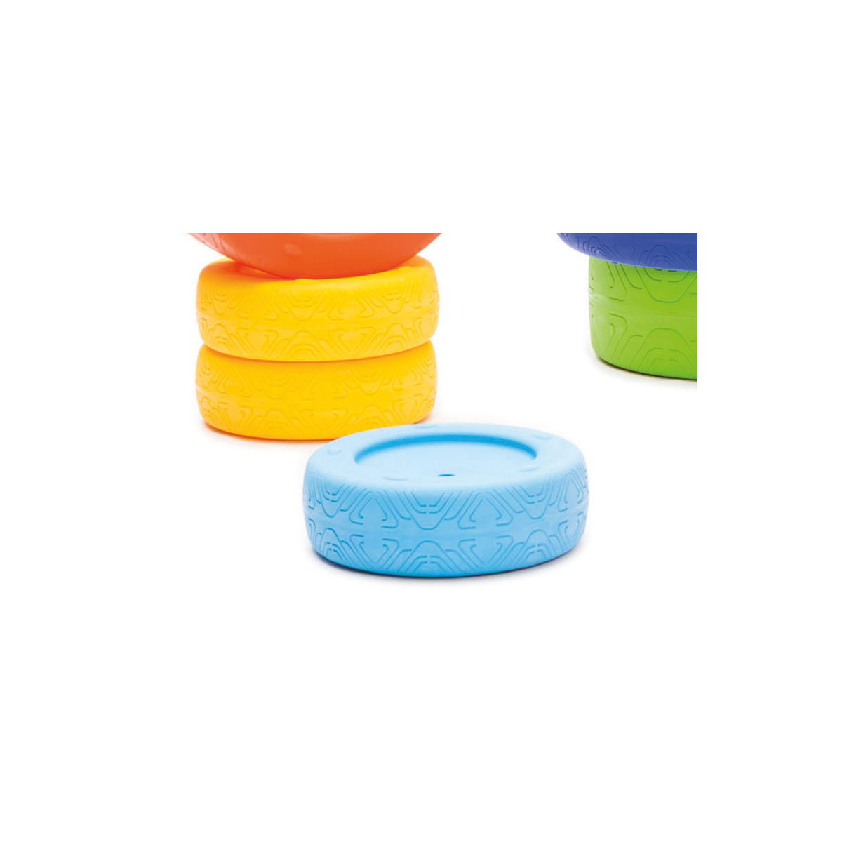 Spielzeug, gestapelte Reifen, bunte Reifen, Gummiring, Spielset