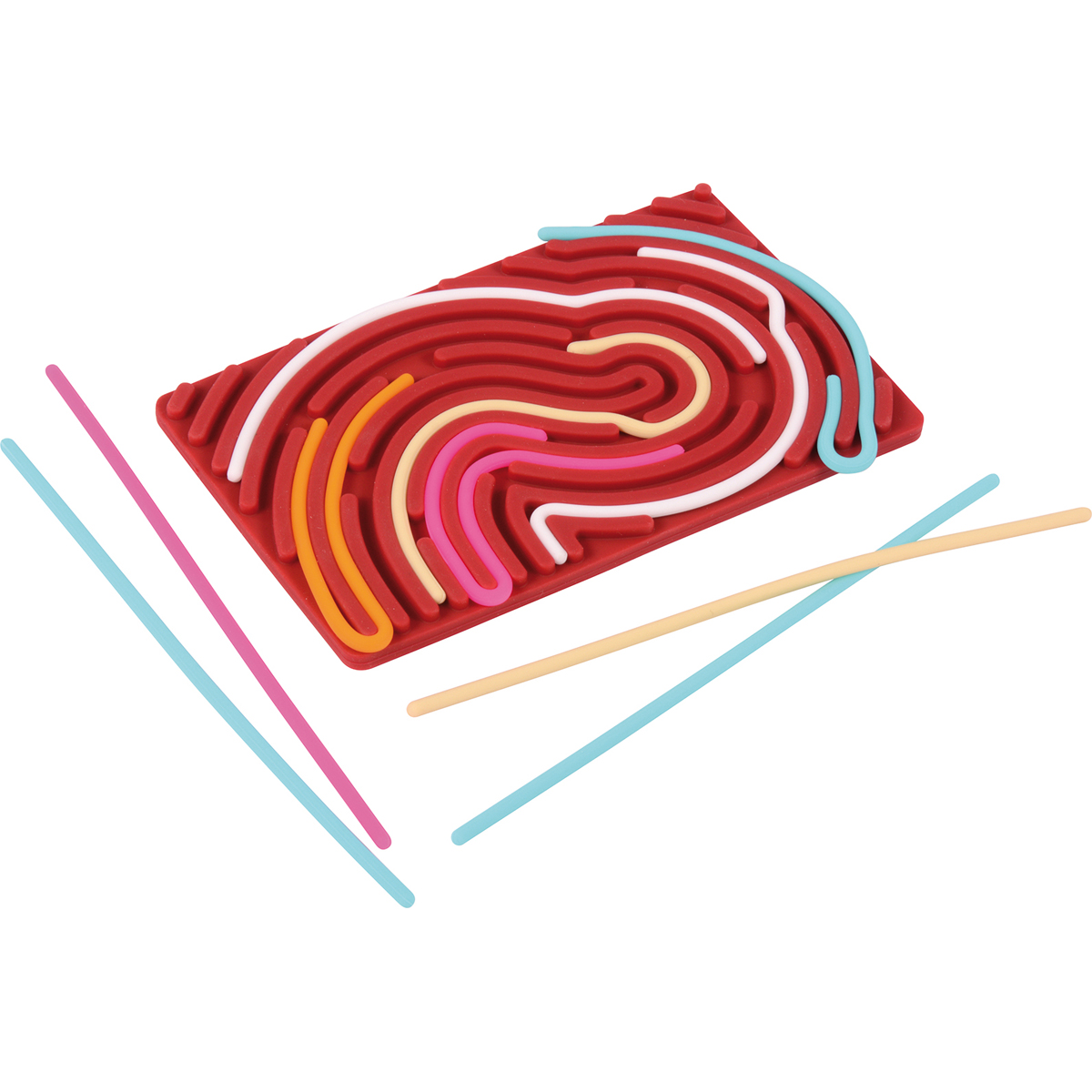 perlenkette, knete, neonfarben, marble, spielzeugsschablone