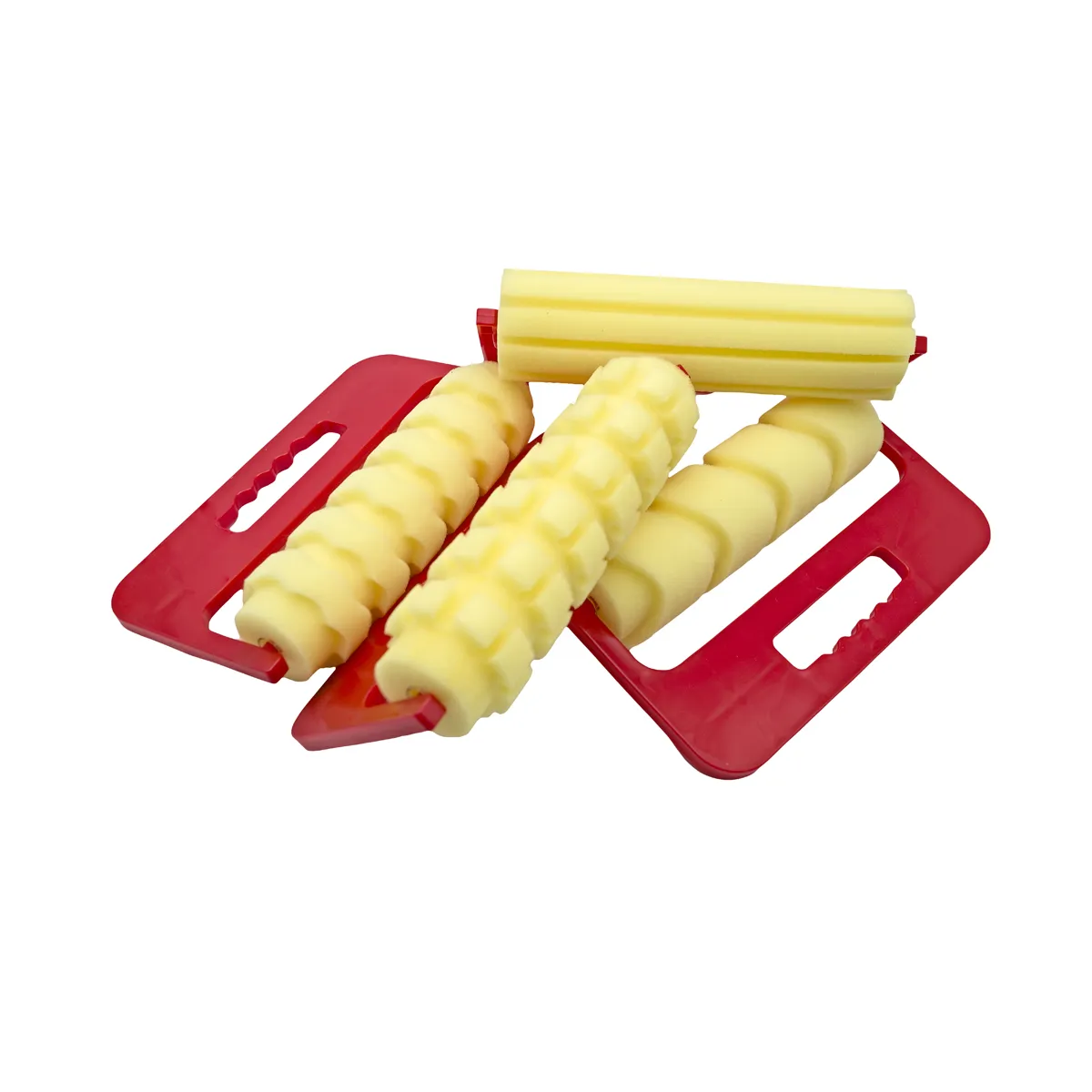 Waffelrolle, Keksrolle, Backwerkzeug, Kochutensil, Gelb, Küchenrolle, Aufschnittrolle, Rollenwalze, Kuchenrolle?, Kastenrolle