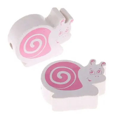 Motif bead snail white-pink 1416 in stock 