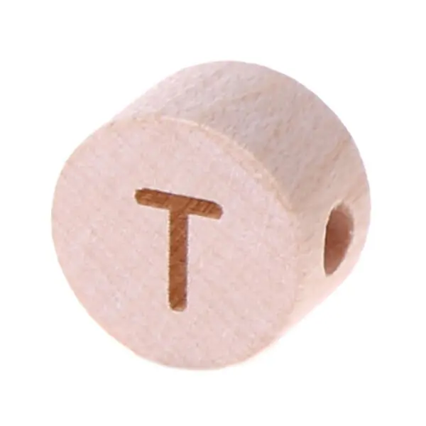 Letter beads disk laser engraving Ø 11 mm T 259 in stock 