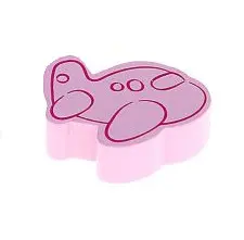 Airplane motif bead pink 245 in stock 