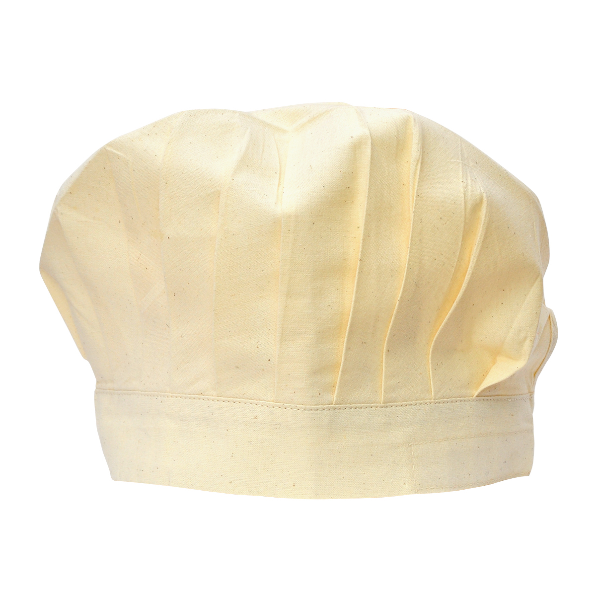 Kochmütze, Schürzenhut, Küchenhut, Beige, Stoffmütze, Kochmütze, Backmütze, Milchweiß, Stoffmütze, Einfarbig