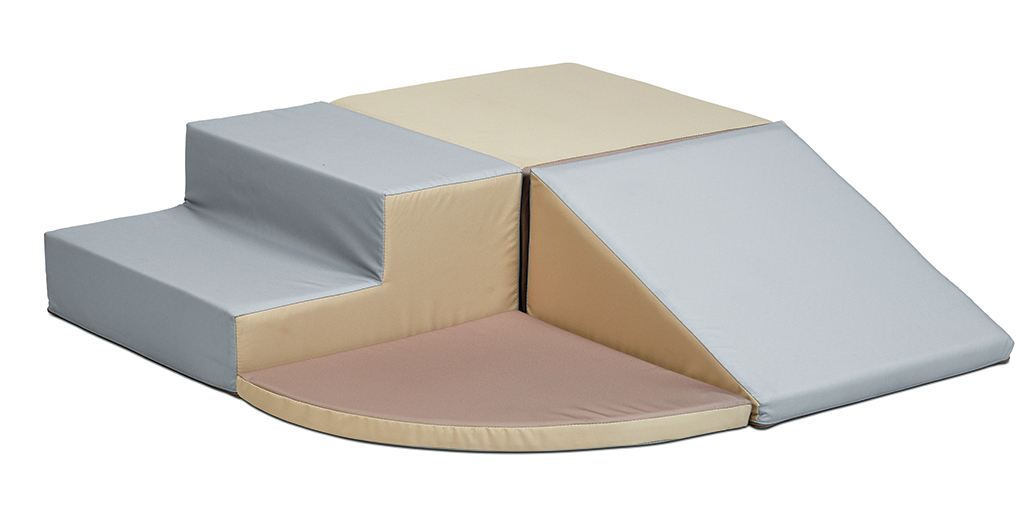 soft-play, padded-set, playground, step-platform, ramp, soft-play, gym mats, foam mats, modular set, toddler space