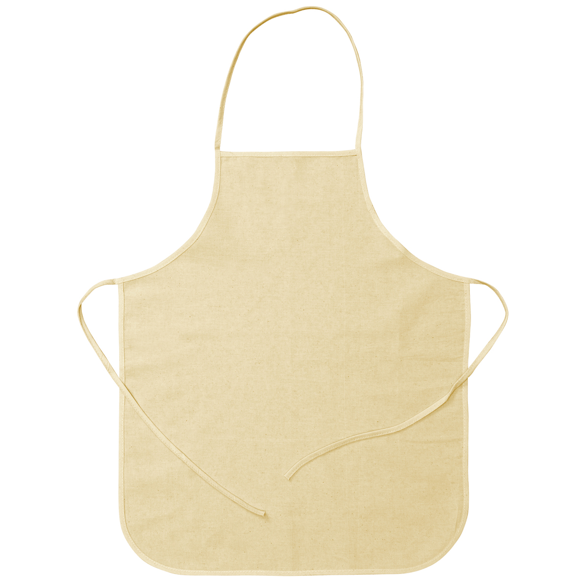 Schürze, Küche, Stoff, Beige, Trägerbund