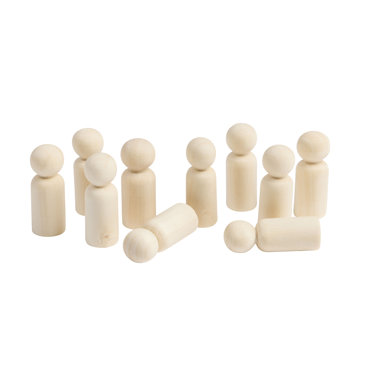 Holzfiguren, Holzspielzeug, Figuren, Holzklötze, Puppenstubpen, Holzfigur, Holzpuppen, Holzfigurengrupp, Holzmasse, Puppenfiguren
