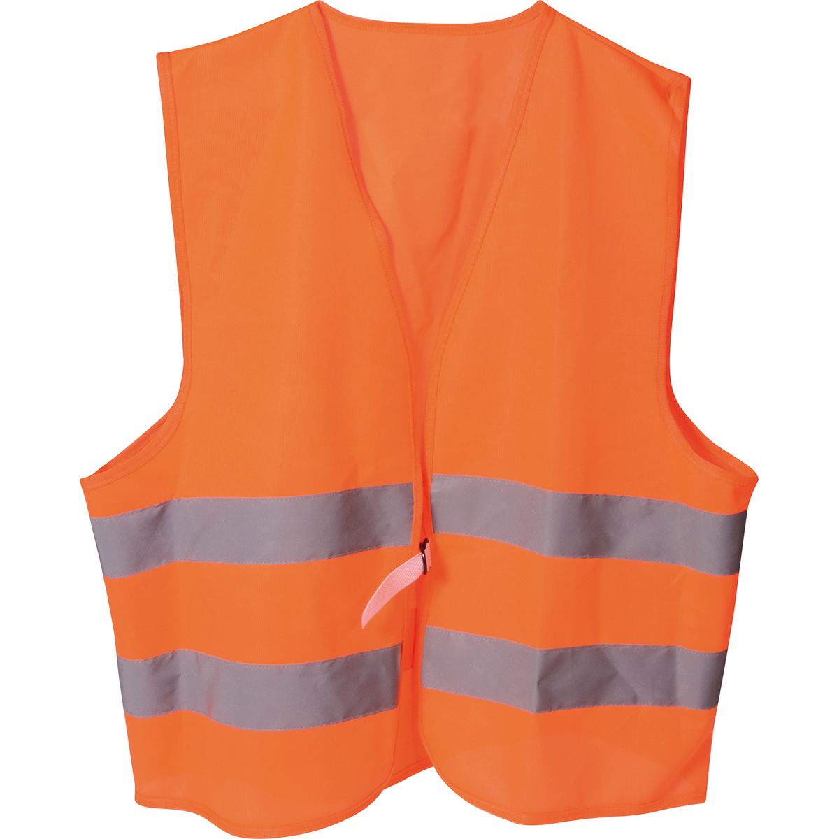 Hi-Vis, Sicherheitsweste, Orange, Reflexstreifen, Reißverschluss
