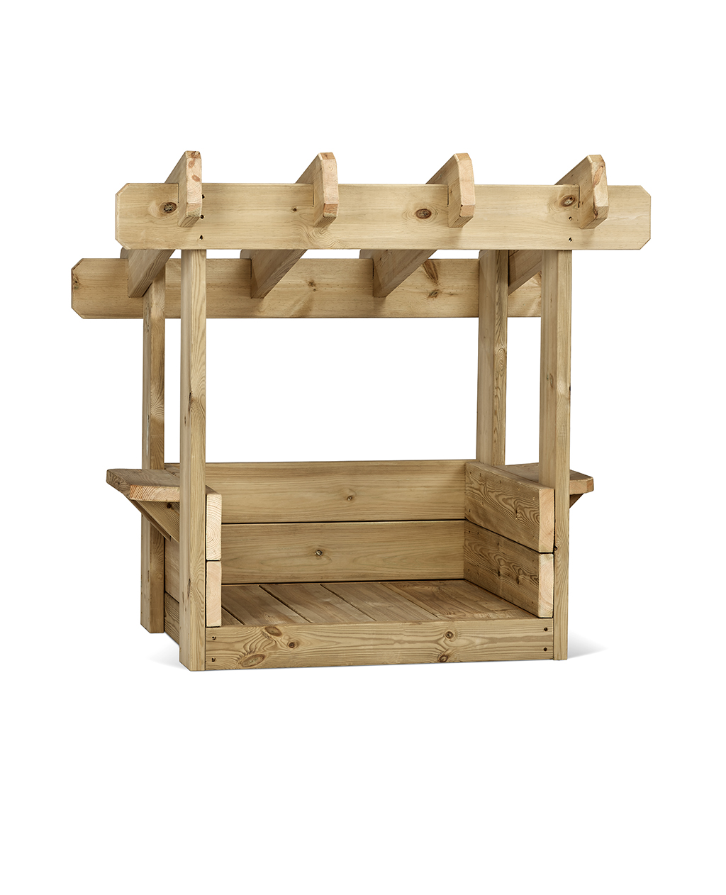 Holzregal, Pflanzenhalter, Gartenmöbel, Holzständer, Holzregal-Ausschnitt, Holzkiste, Holzregal, Sitzecke, Werkbank, Holzton