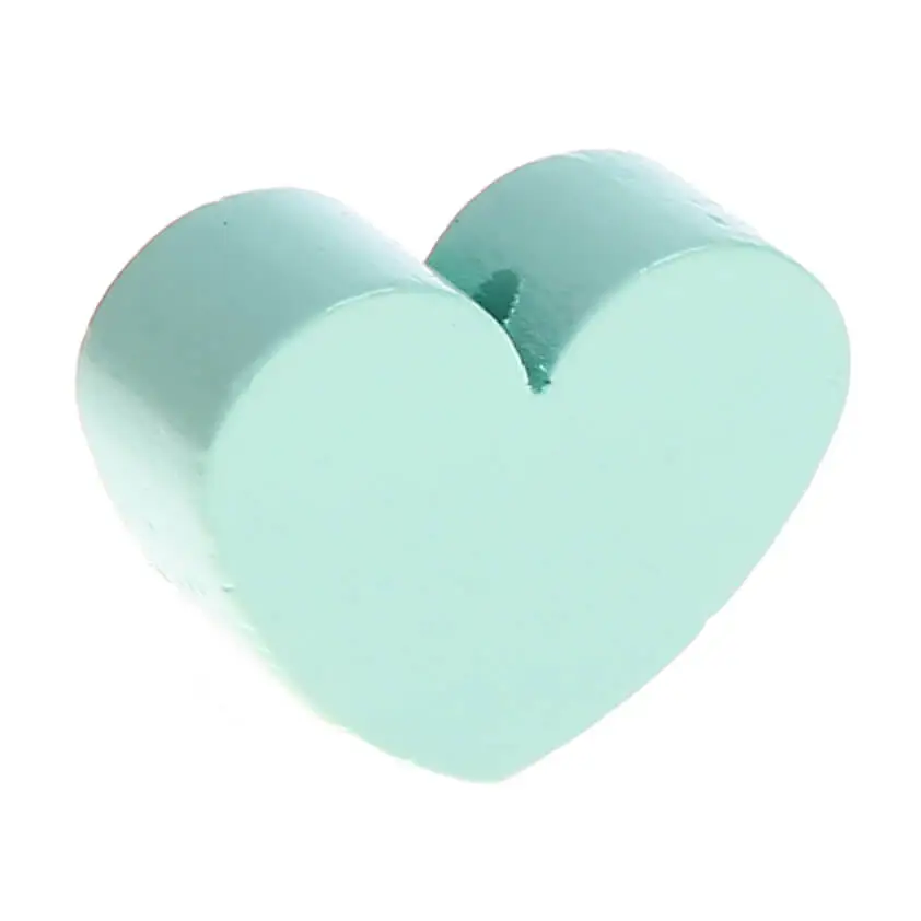 Motif bead shaped bead heart large mint 475 in stock 