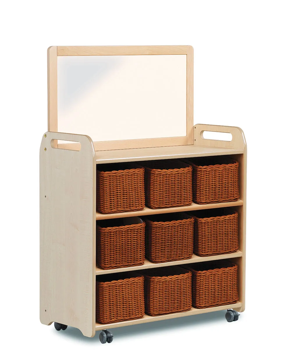 Holzmobiliar, Wäschereimer-Trenner, Wäschesortierwagen, Wäschkörbe, Rollbar mit Spiegel, Wäschestuhl, Wäschereikorb, Korbenset, Holzkasten, Rollwagen, Wäscheständer, Wäscheregal, Wickeltischaufsatz, Korbablage, Holzregal
