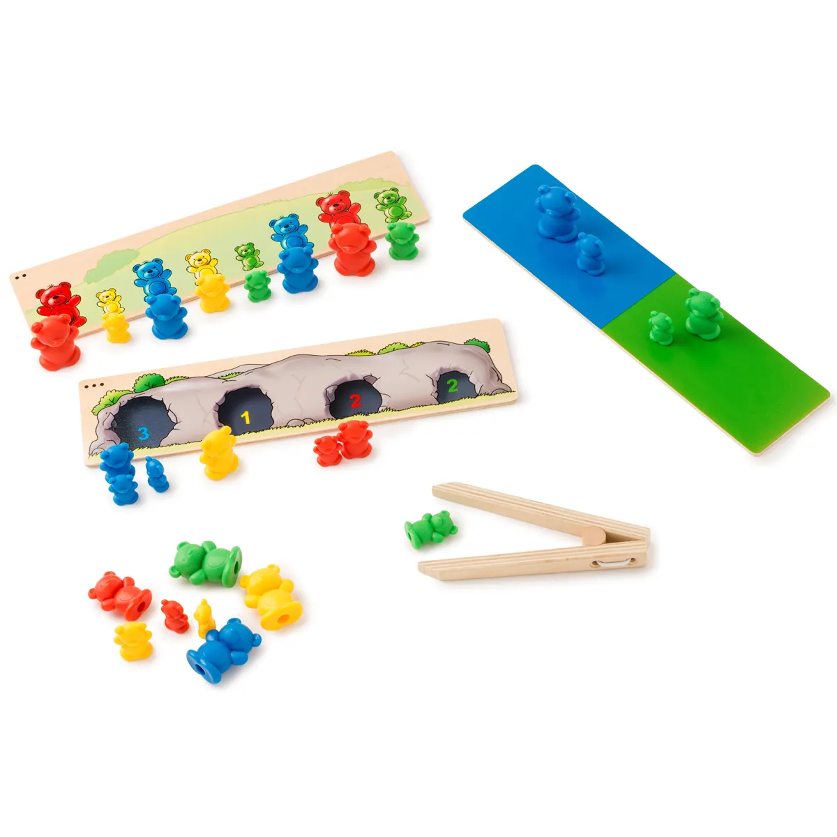toy, bunt, bär, spiel, holz, Spielzeug, Kettenteile, Tiere, Stempelspiele, Holzspielzeug