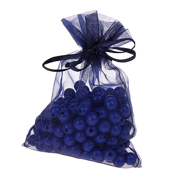 Organza bag dark blue 26 in stock 