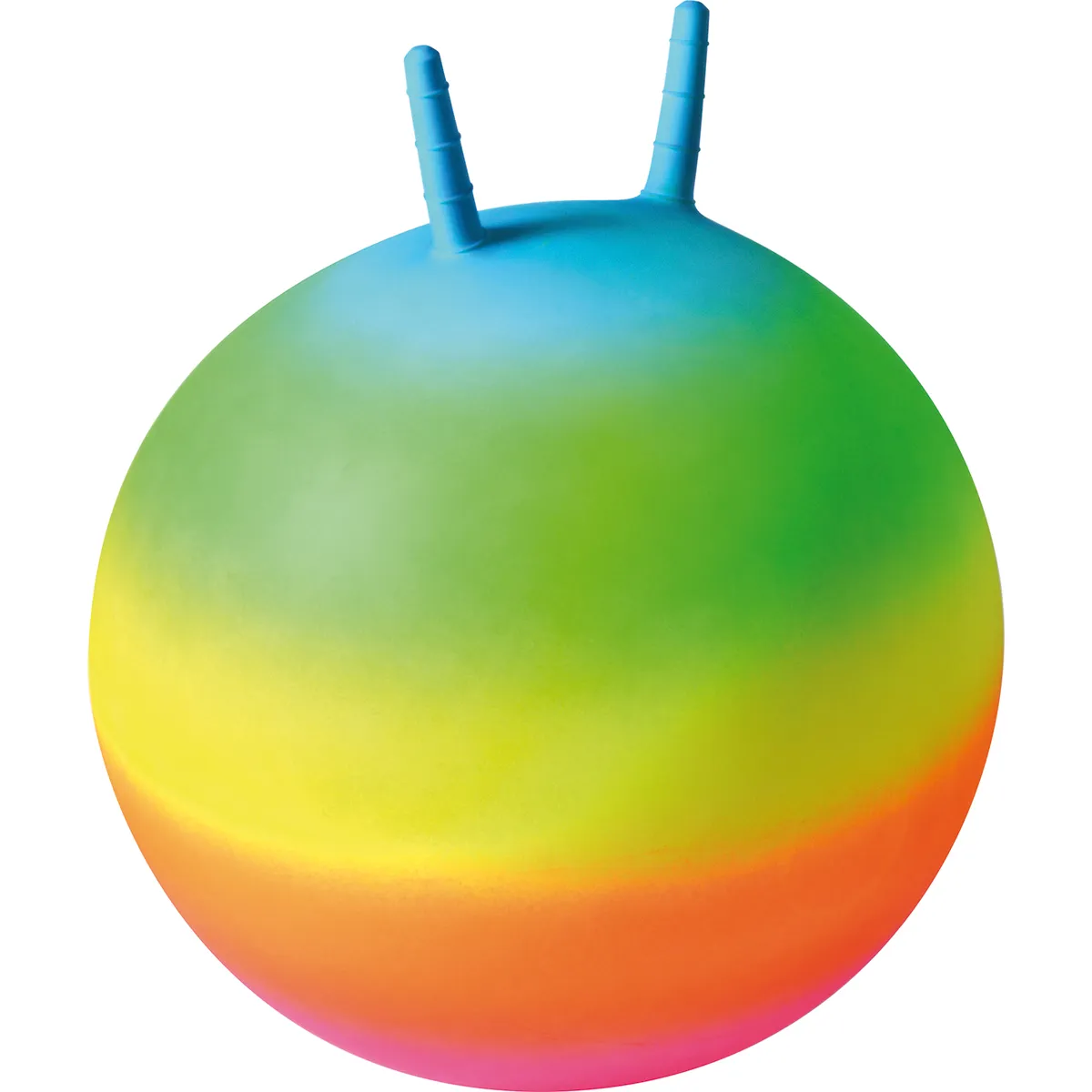 Sandsack, Rainbow, Gummiball, Kugelball, Spieltier?, Schwimmball, Badespielzeug, Farbverlaufball, Sonnengelb Grün Blau
