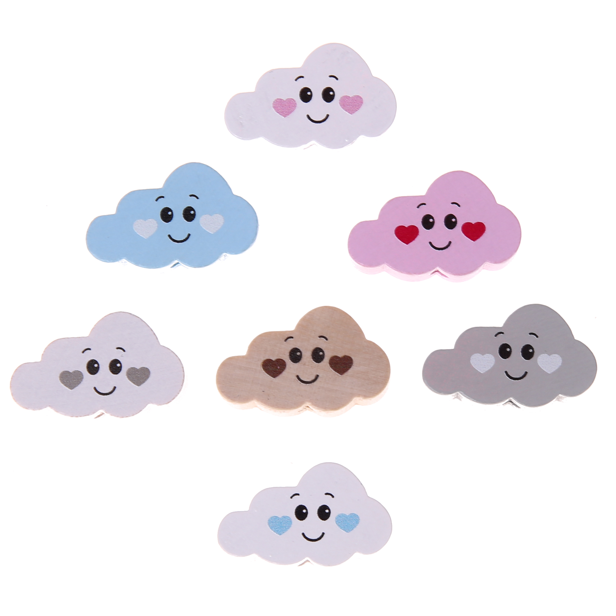 Motif bead cloud face 