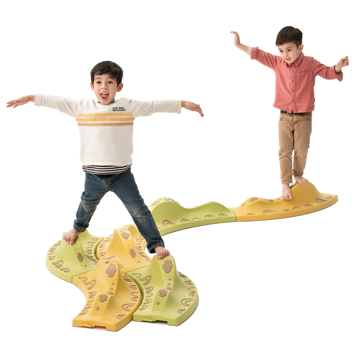 Kletter-Spielbrücke, Kletterbogen, Spielgerät, Kinderspielzeug, Balancierpfad, Kletterspaß, Kletterweg, Spielgerät, Kinder, Balancierbahn
