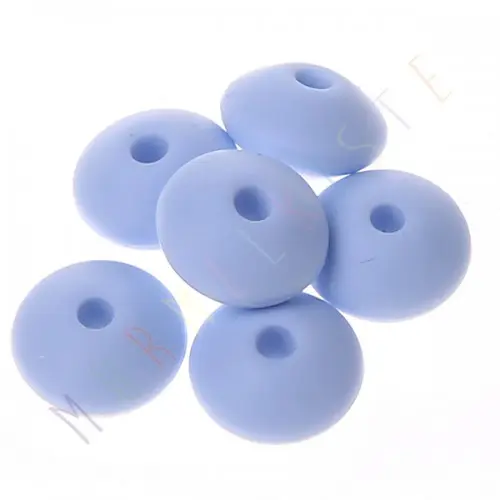 Silikonlinse 12mm babyblau 40 auf Lager