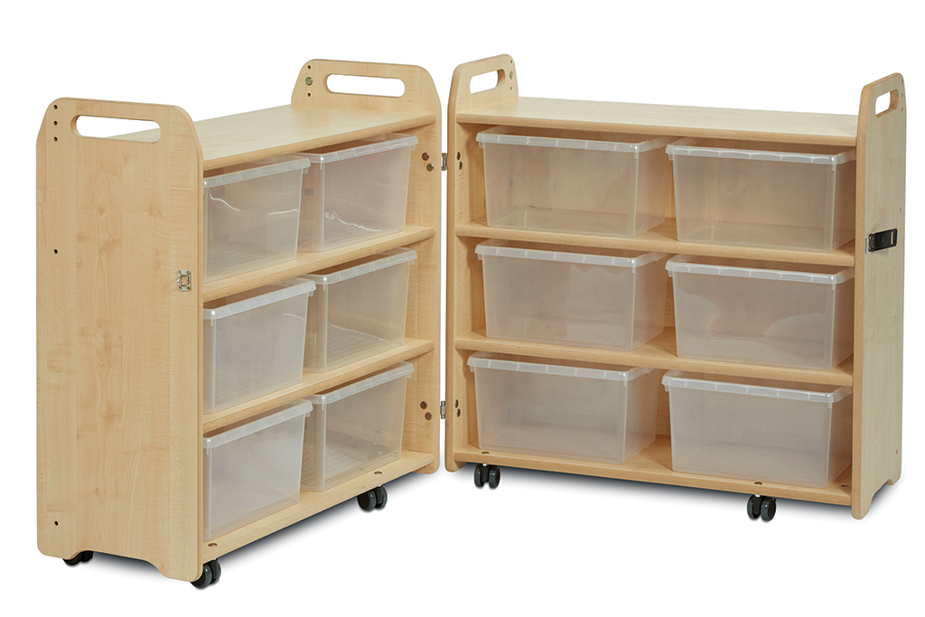 Holzregal, Aufbewahrungsboxen, Rollregal, Kistenboxen, Kunststoffbehälter, Holzregal, Aufbewahrung, Kistenboxen, Rollcontainer, Kofferrollen, Kistenregal, Aufbewahrungssystem, Holz, Rollregal, Transparente Boxen
