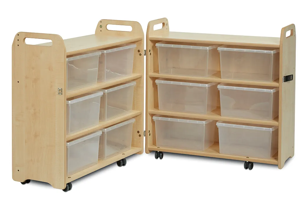 Holzregal, Aufbewahrungsboxen, Rollregal, Kistenboxen, Kunststoffbehälter, Holzregal, Aufbewahrung, Kistenboxen, Rollcontainer, Kofferrollen, Kistenregal, Aufbewahrungssystem, Holz, Rollregal, Transparente Boxen