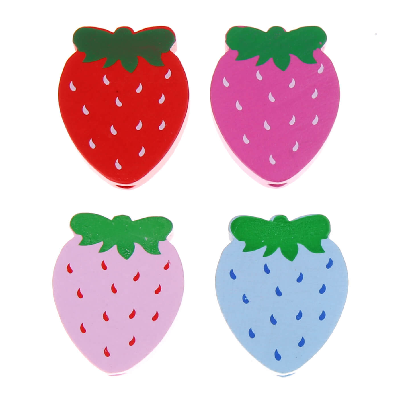 Strawberry motif bead