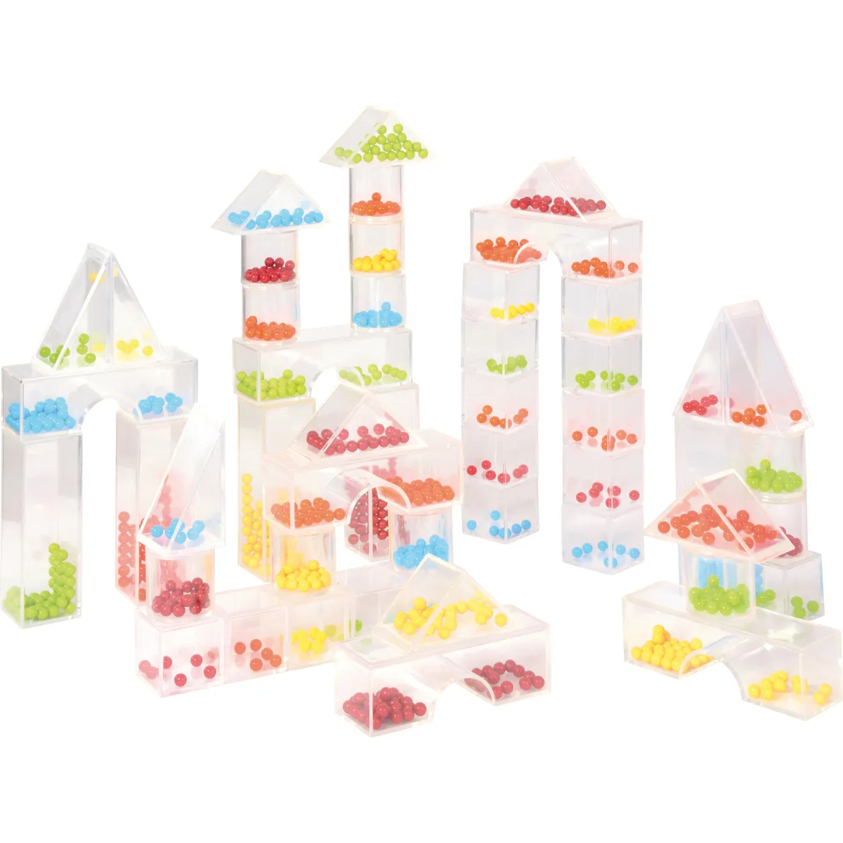 Haba Spielzeug, Kugelbausteine, 透明积木, Bausteine Set, Kugelperlen, Kugelbausteine, Konstruktionsbausteine, Transparente Blöcke, Kunststoffbausteine, Bunte Perlen