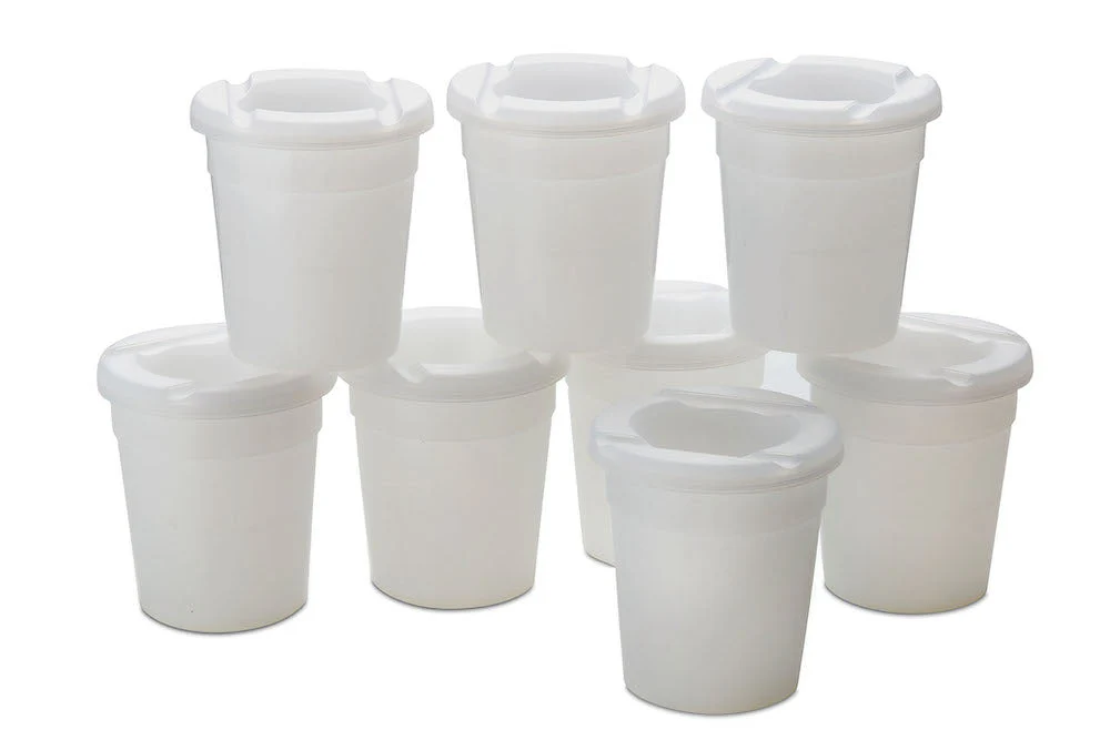  Klare Farbtöpfchen – 8er-Set