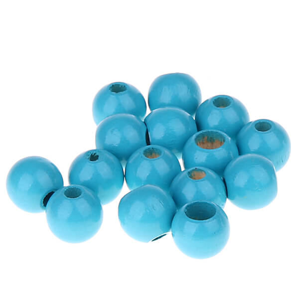 Sicherheitsperlen 10mm • 25 Stück helltürkis 133 auf Lager