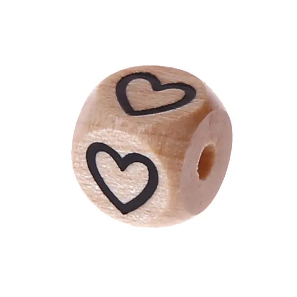 Letter beads letter cube wood embossed 10mm ♡ 484 in stock 