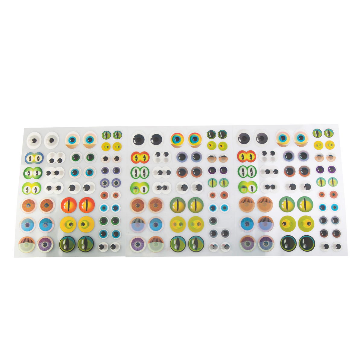 stickers, Augen-Aufkleber, Bunte Augen, Wackelaugen, Kreativdeko, Augenaufkleber, Goggly-Augen, bunte Augen, Aufklebersheet, Augen in Farbe