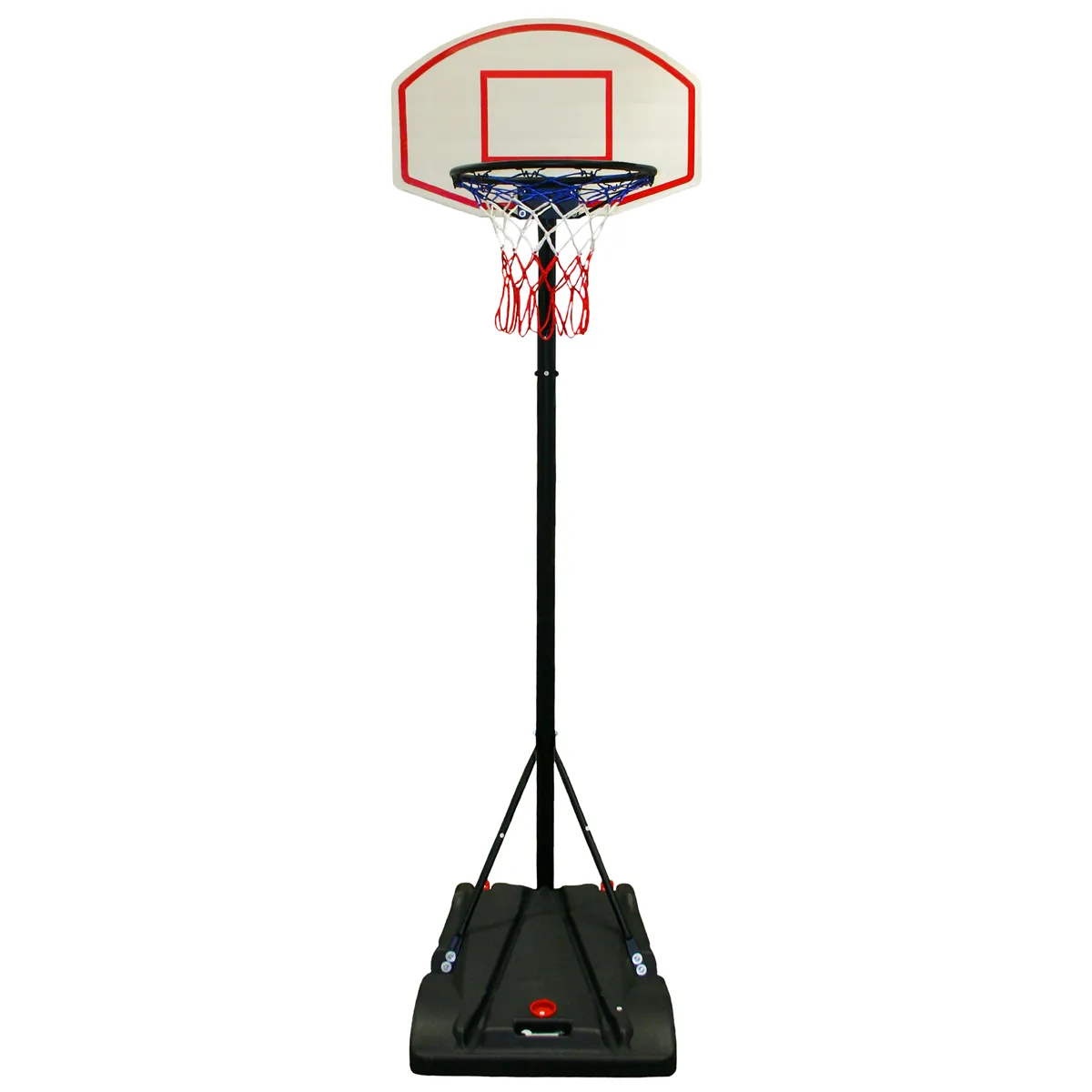 Basketballanlage, Basketballständer, Stellstativ, Hochständer, Basketballkorb, Basketball-Stand, Basketball-Hook?, Adjustable Pole, Portable Stand, Base with wheels