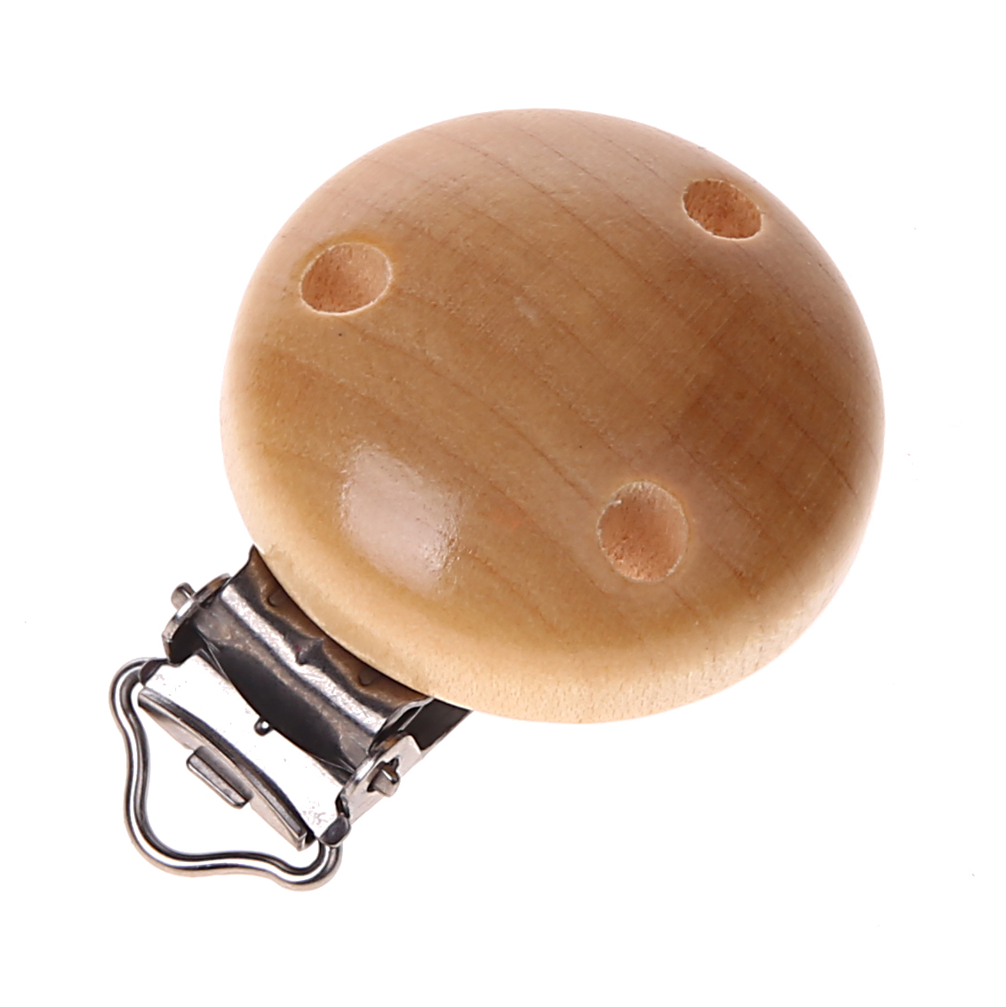 Holzclip / Schnullerclip Ø35mm natur 2607 auf Lager