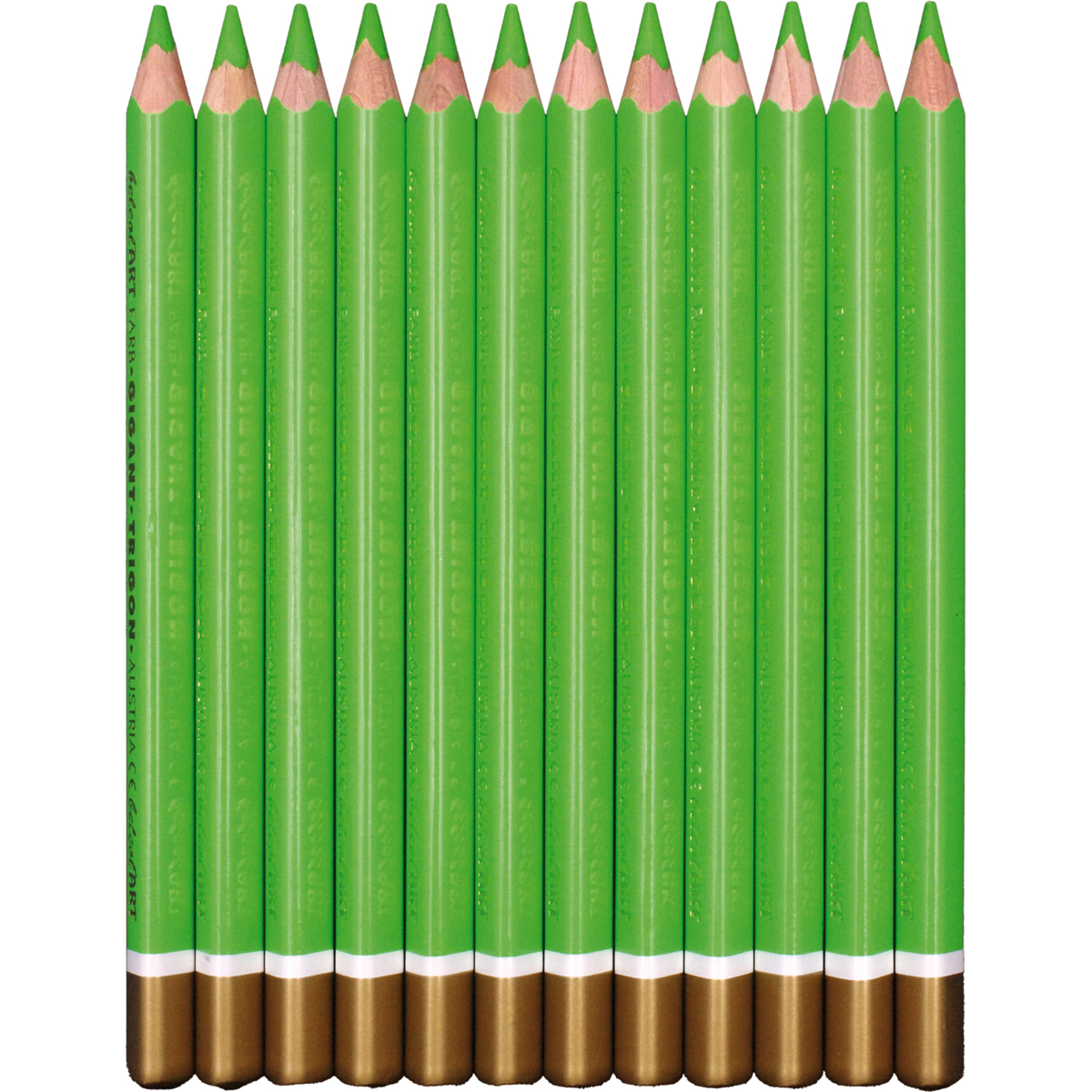 Buntstifte, Grün, Holzstifte, Gruppe von Stiften, 12er Set, grün, Bleistifte, Holzbleistifte, Kunstbedarf, Schreibbedarf