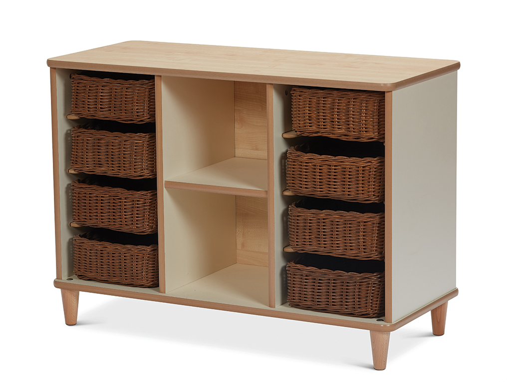 Sideboard, Aufbewahrung, Körbe, Holz, Schrank, sideboard, storage, baskets, wooden, cabinet, Sideboard, Storage, Weidenkörbe, Holz, Schrank